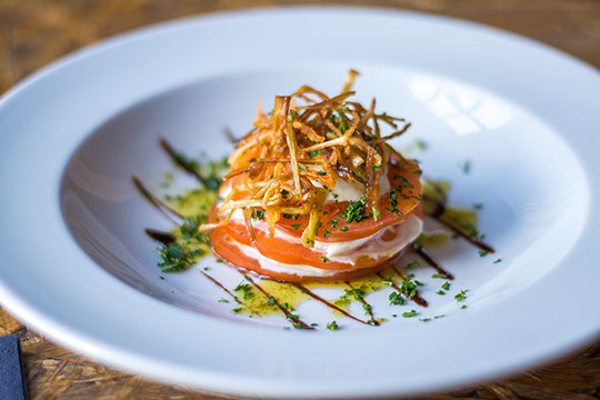 Commercial Food Photography including Close-up Gourmet Meal.